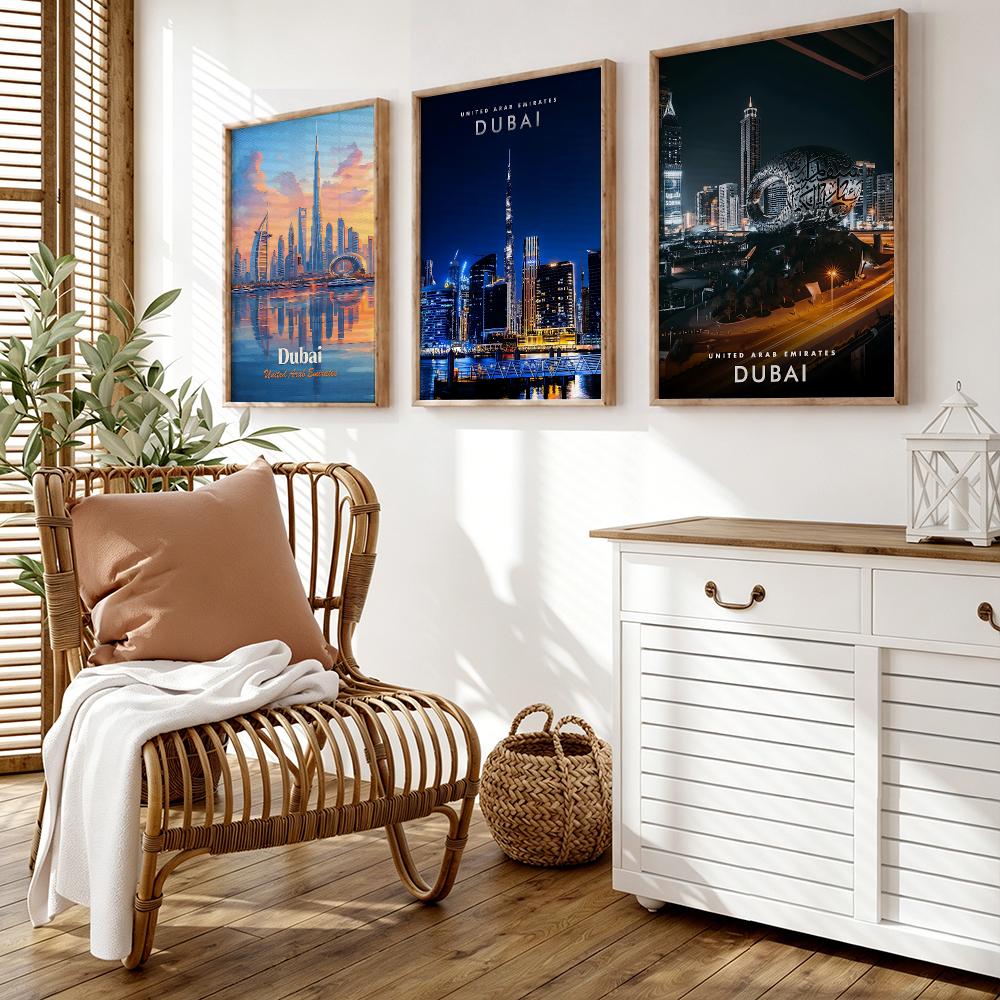 Dubai Fashion Poster Wall Stic - Home Decor Dubai review and price