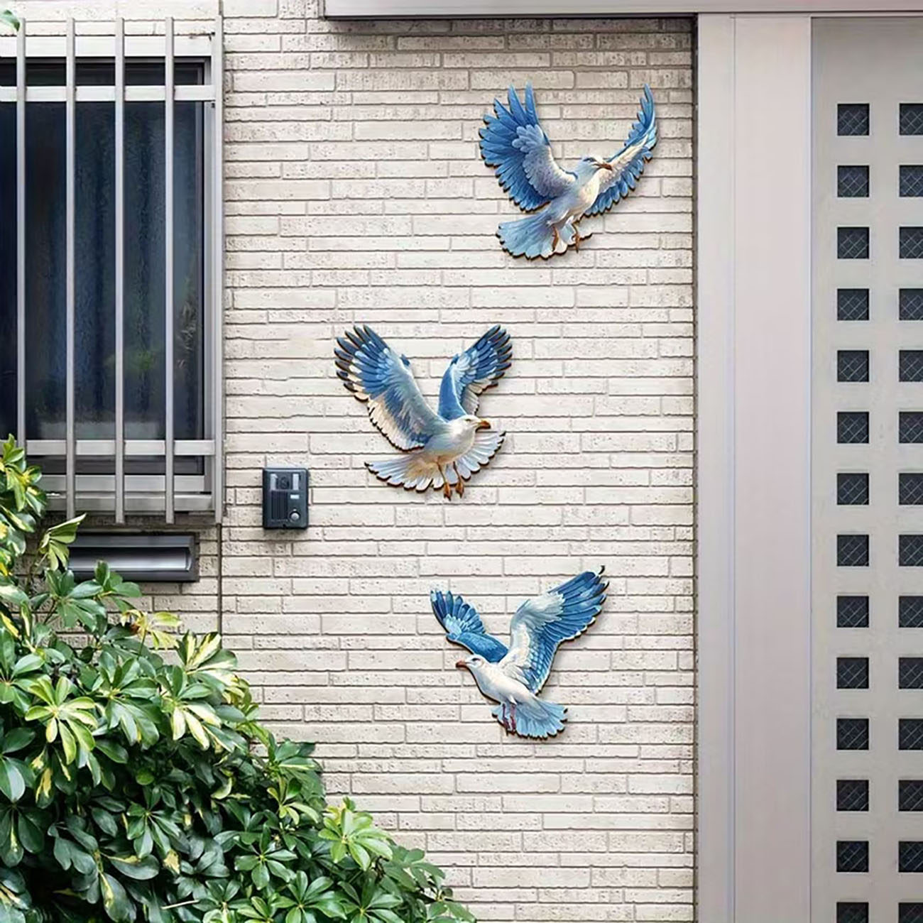 3 Pcs Wooden Seagull Wall Deco - Home Decor Nautical review and price