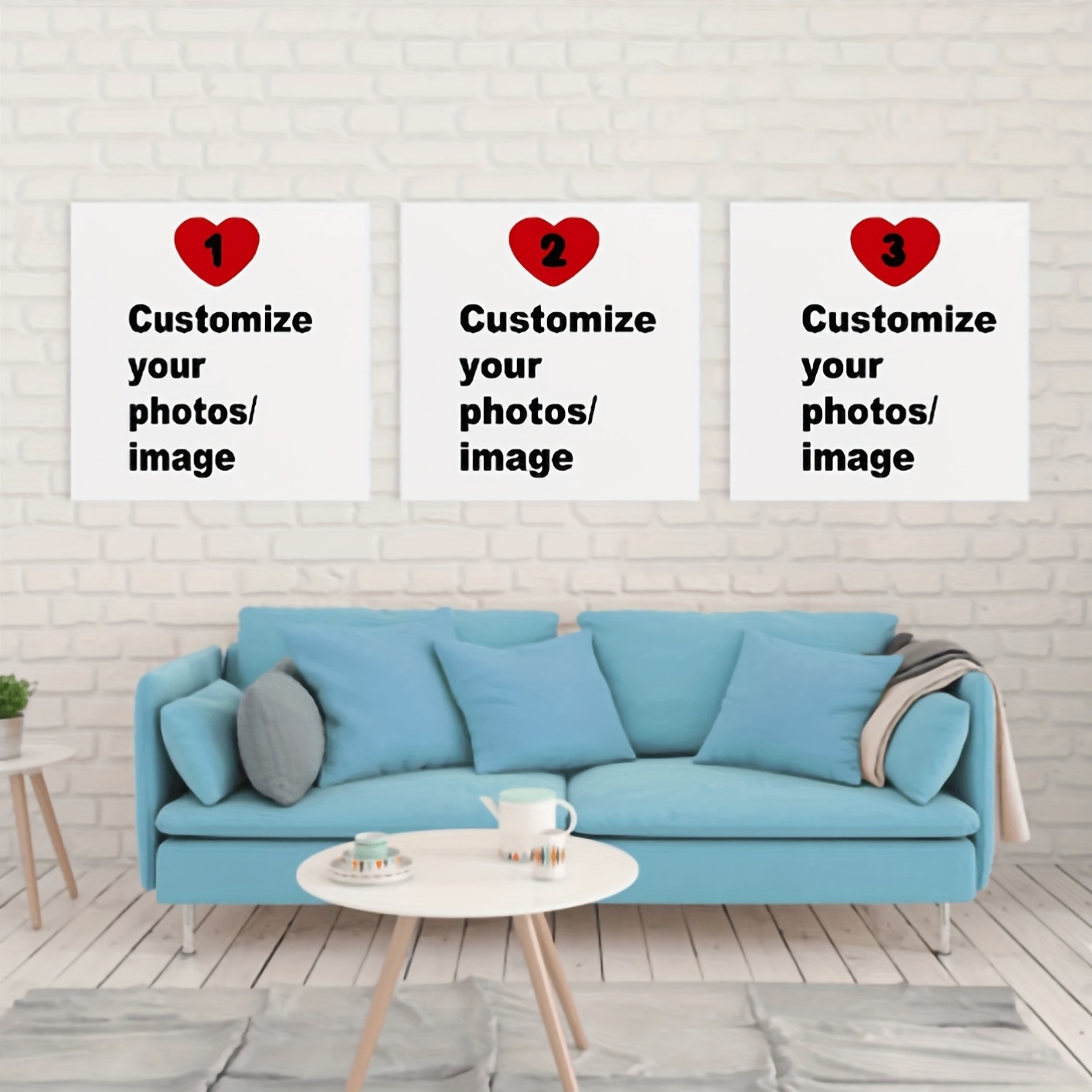 3pcs/set Custom Square Canvas  - Home Decor Kit review and price