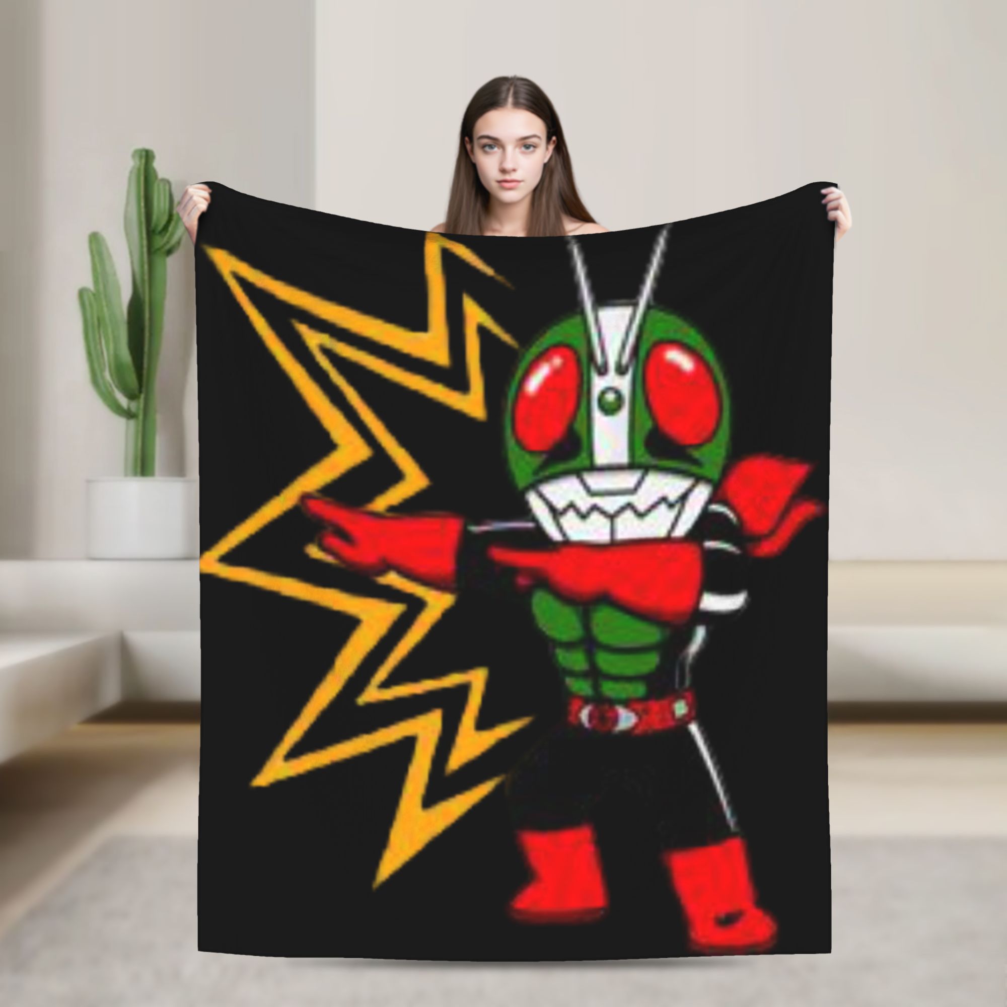 Kamen Rider Cartoon Blankets   - Home Decor Design Ideas review and price