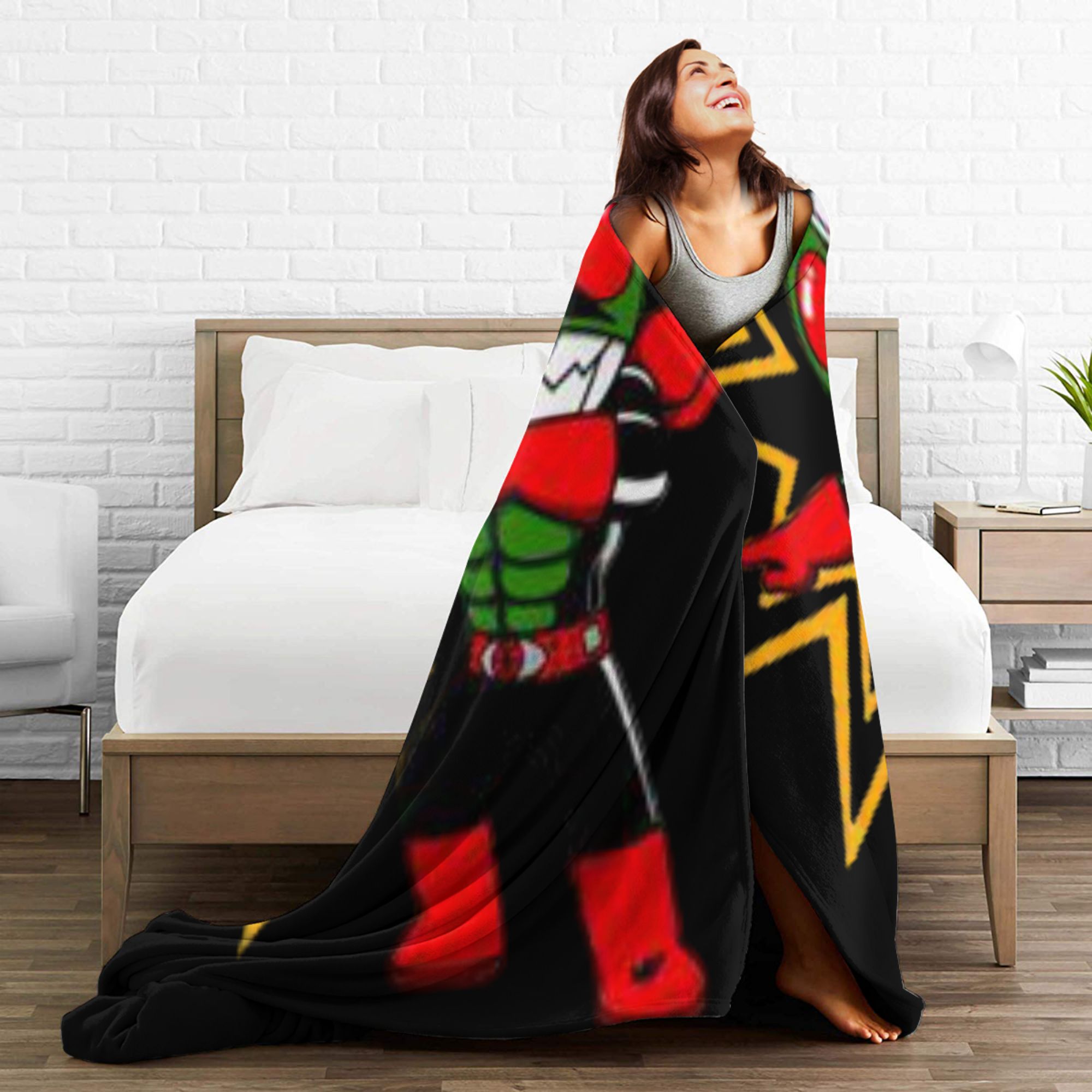 Kamen Rider Cartoon Blankets   - Home Decor Design Ideas review and price