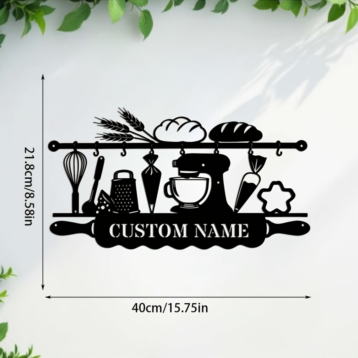 Personalized Kitchen Iron Wall - Home Decor Rustic review and price