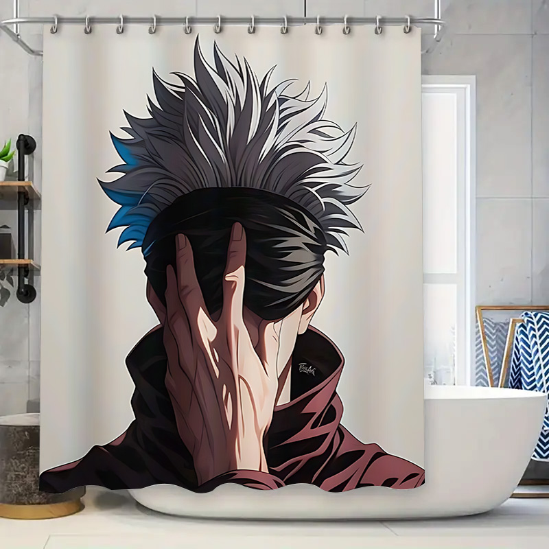 Anime Style Shower Curtain Uni - Home Decor Design Ideas review and price