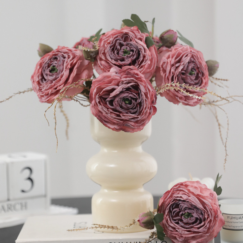 Silk Flower Realistic Design P - Home Decor Design Ideas review and price