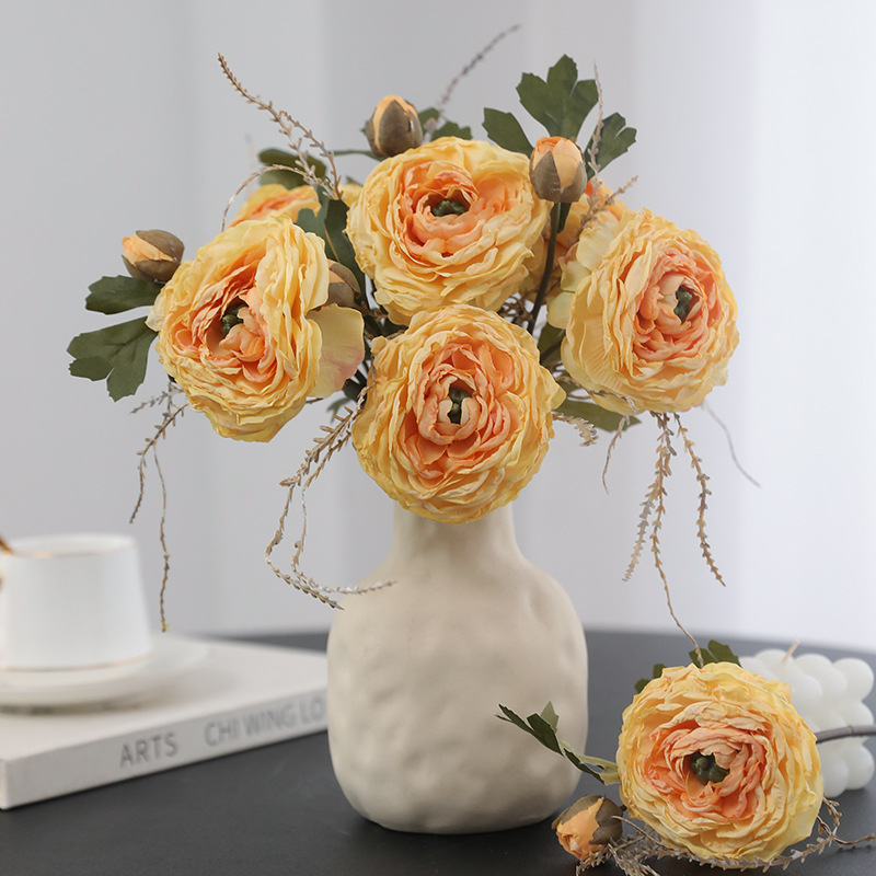 Silk Flower Realistic Design P - Home Decor Design Ideas review and price