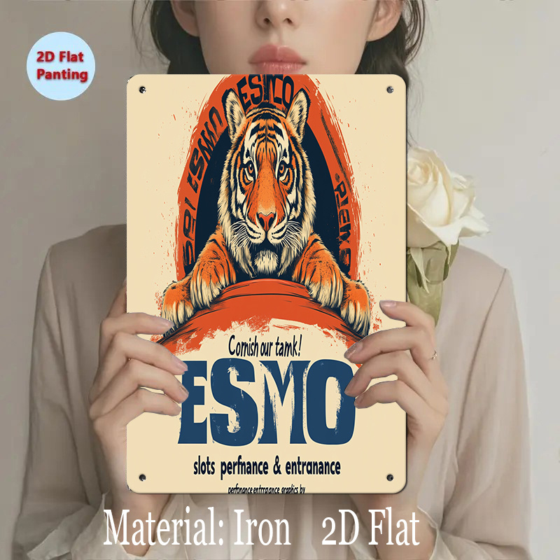 Vintage Tiger Design Iron Meta - Home Decor Design Ideas review and price