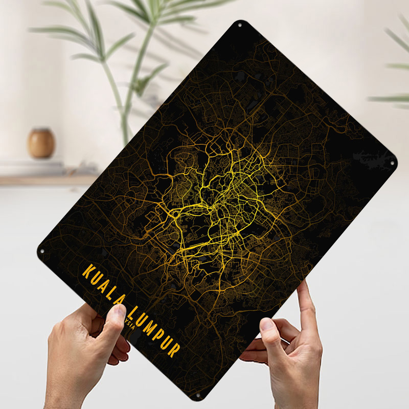 Kuala Lumpur Golden City Map P - Home Decor Kuala Lumpur review and price
