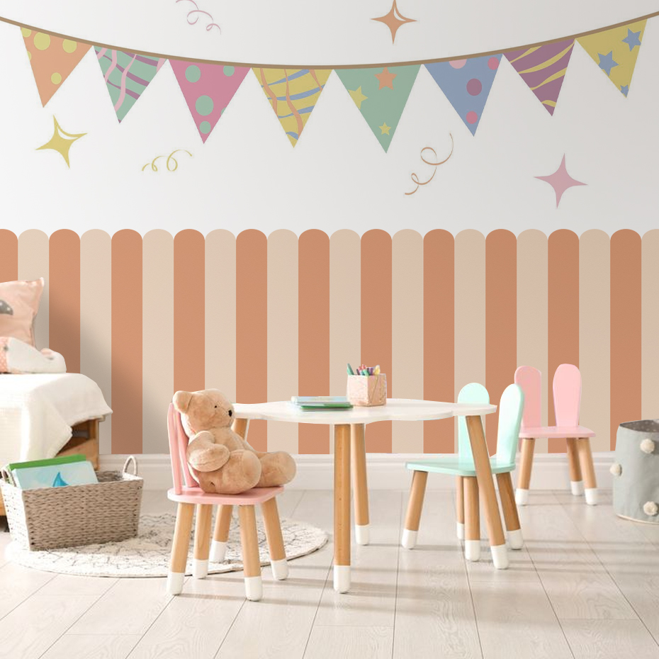 Multicolor Vertical Striped Ar - Home Decor Kit review and price