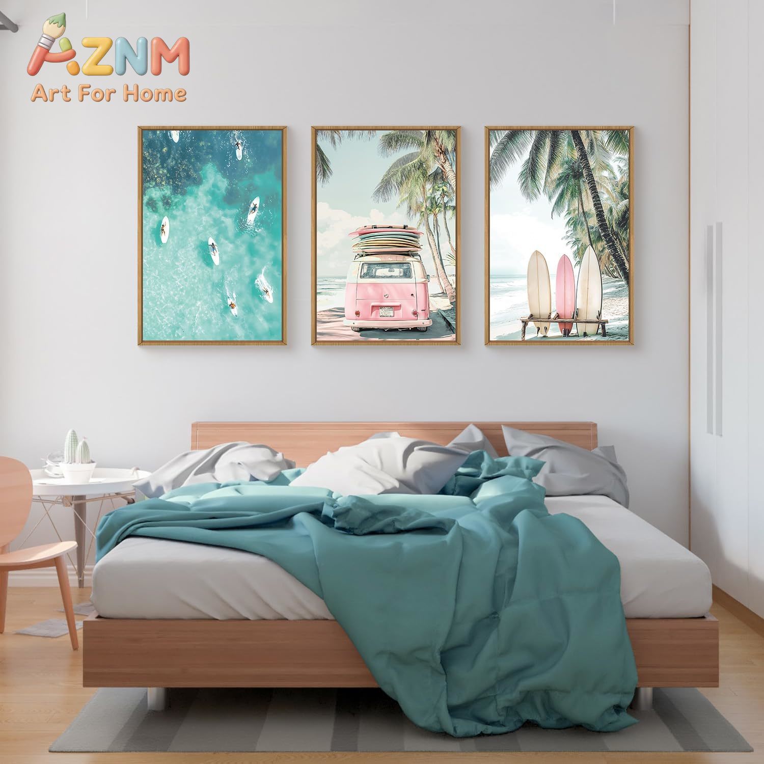 3pcs Summer Surfboard Beach Ca - Home Decor Nautical review and price
