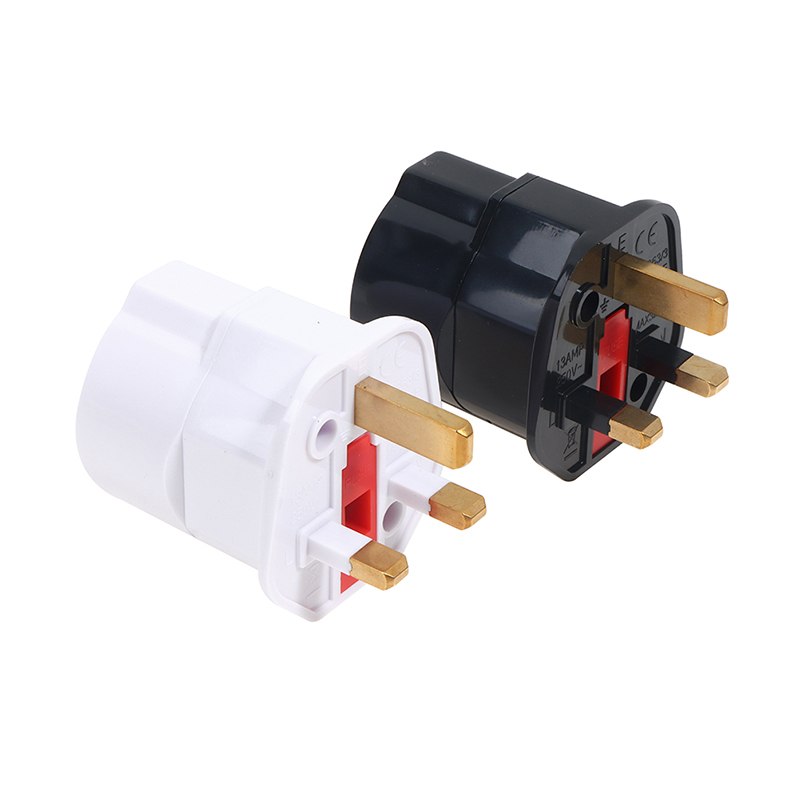 1Pc EU Euro 2 Pin To UK 3 Pin  - Home Decor Uk review and price