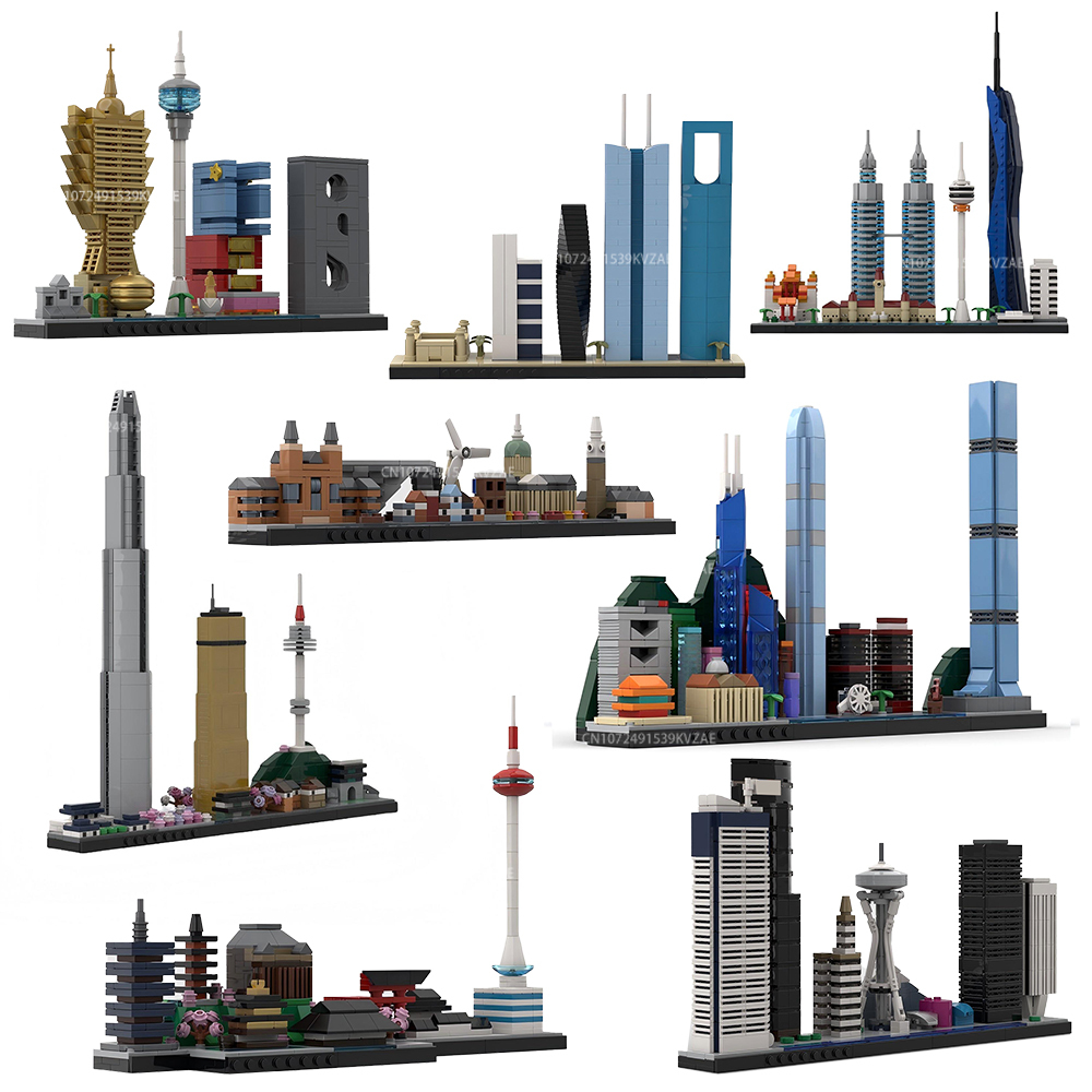 MOC City Skyline Famous Attrac - Home Decor Kuala Lumpur review and price